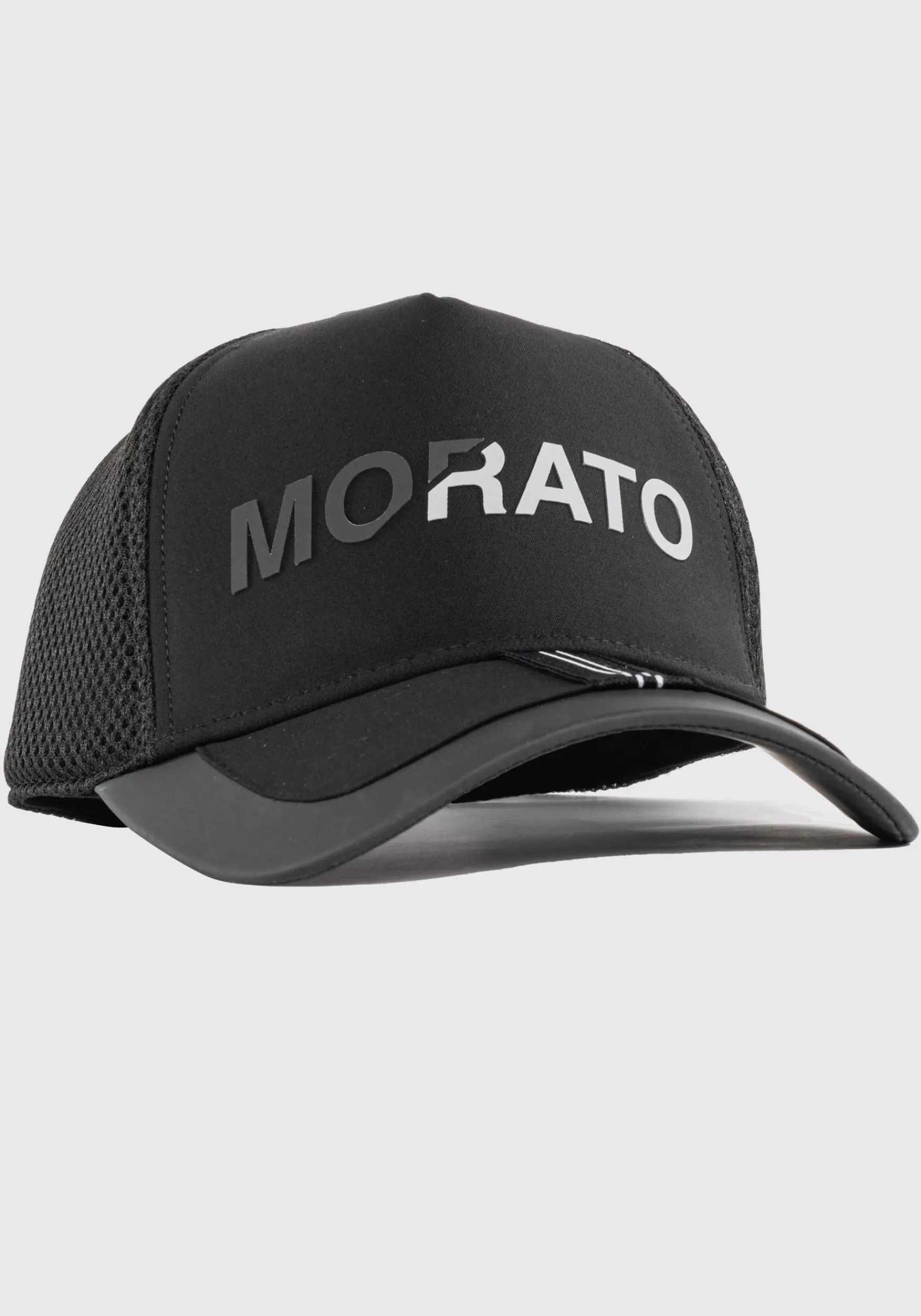 Sale Antony Morato Basecap Aus Elastischem Baumwollpopeline Mit Gepragtem Zweifarbigem Logo Schwarz