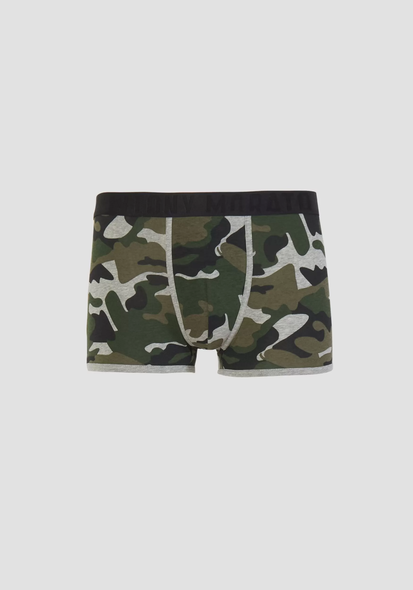 Cheap Antony Morato Boxershorts Aus Baumwolle Mit Camouflage-Muster Dunkelgrun