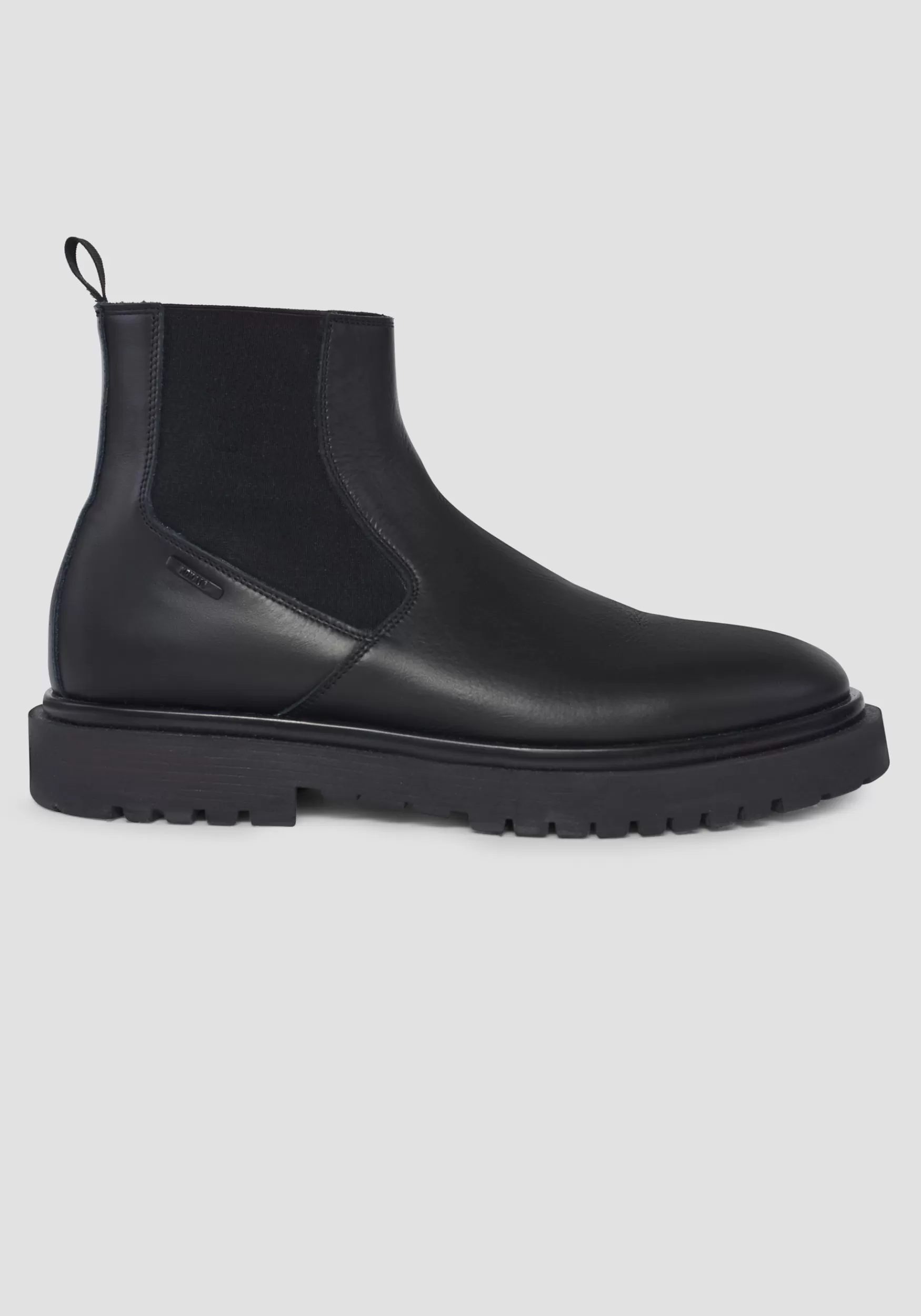 Flash Sale Antony Morato Chelsea-Stiefeletten Avedon Aus Leder Schwarz