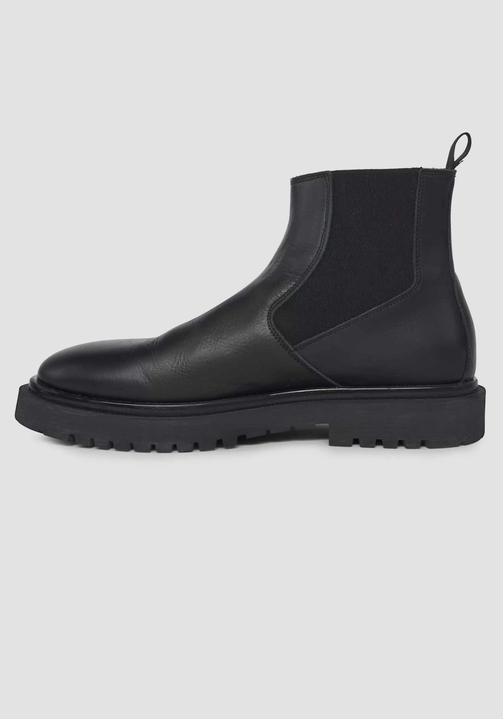 Flash Sale Antony Morato Chelsea-Stiefeletten Avedon Aus Leder Schwarz