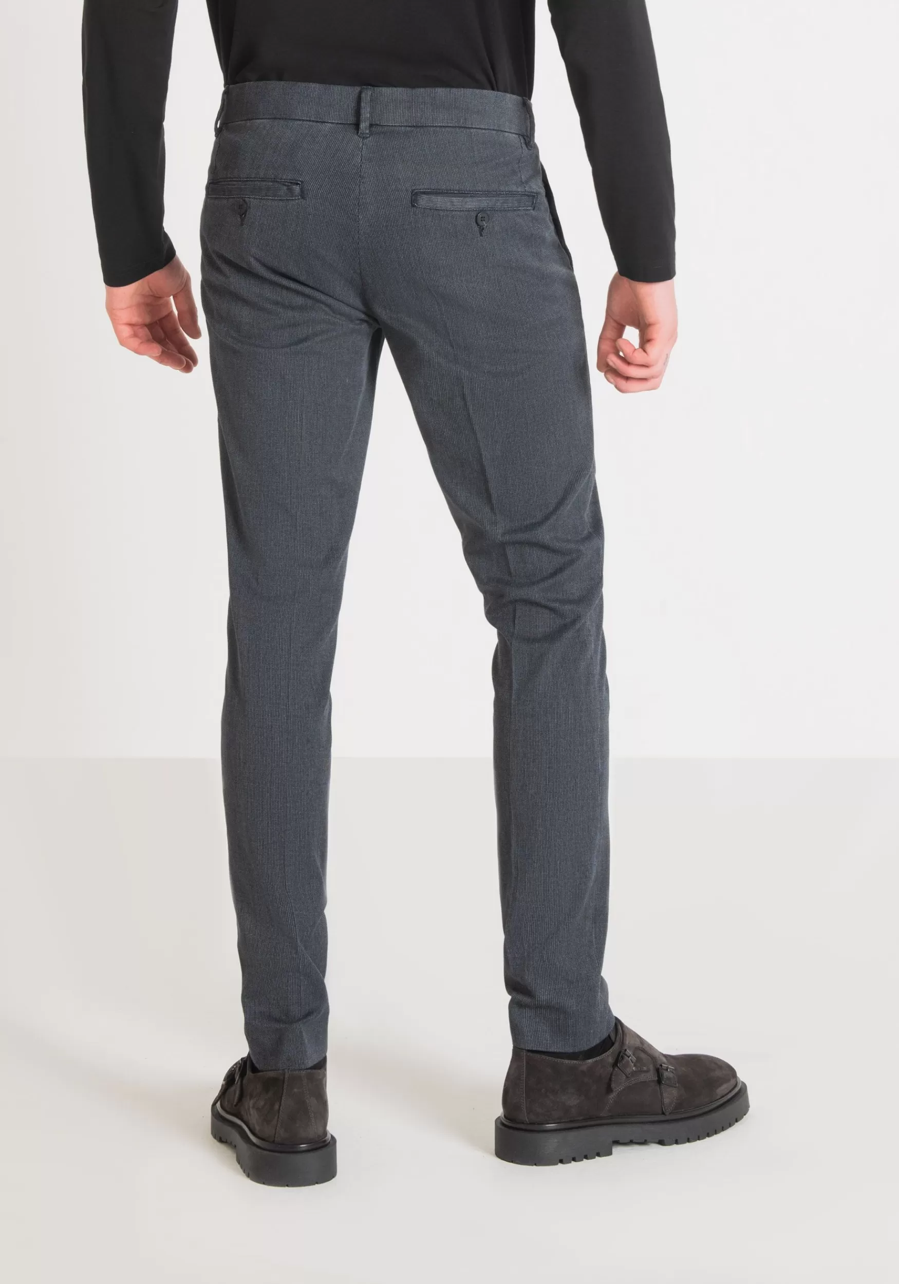 Discount Antony Morato Hose Skinny Fit Bryan Aus Stretch-Baumwolle Mit Enger Webung Blue Ink