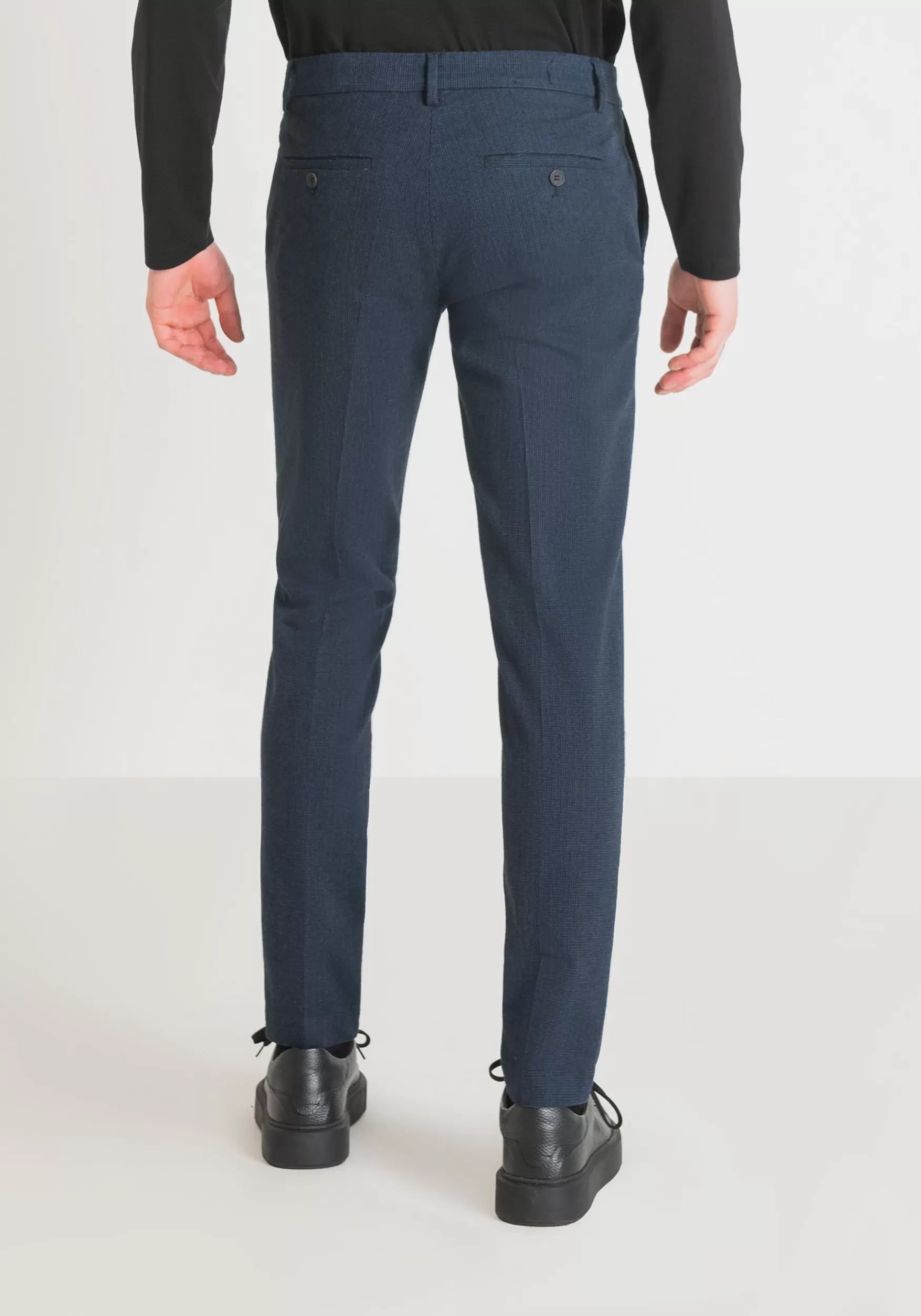 Cheap Antony Morato Hose Skinny Fit Bryan Aus Verstarktem Stretch-Baumwoll-Mischgewebe Blue Ink