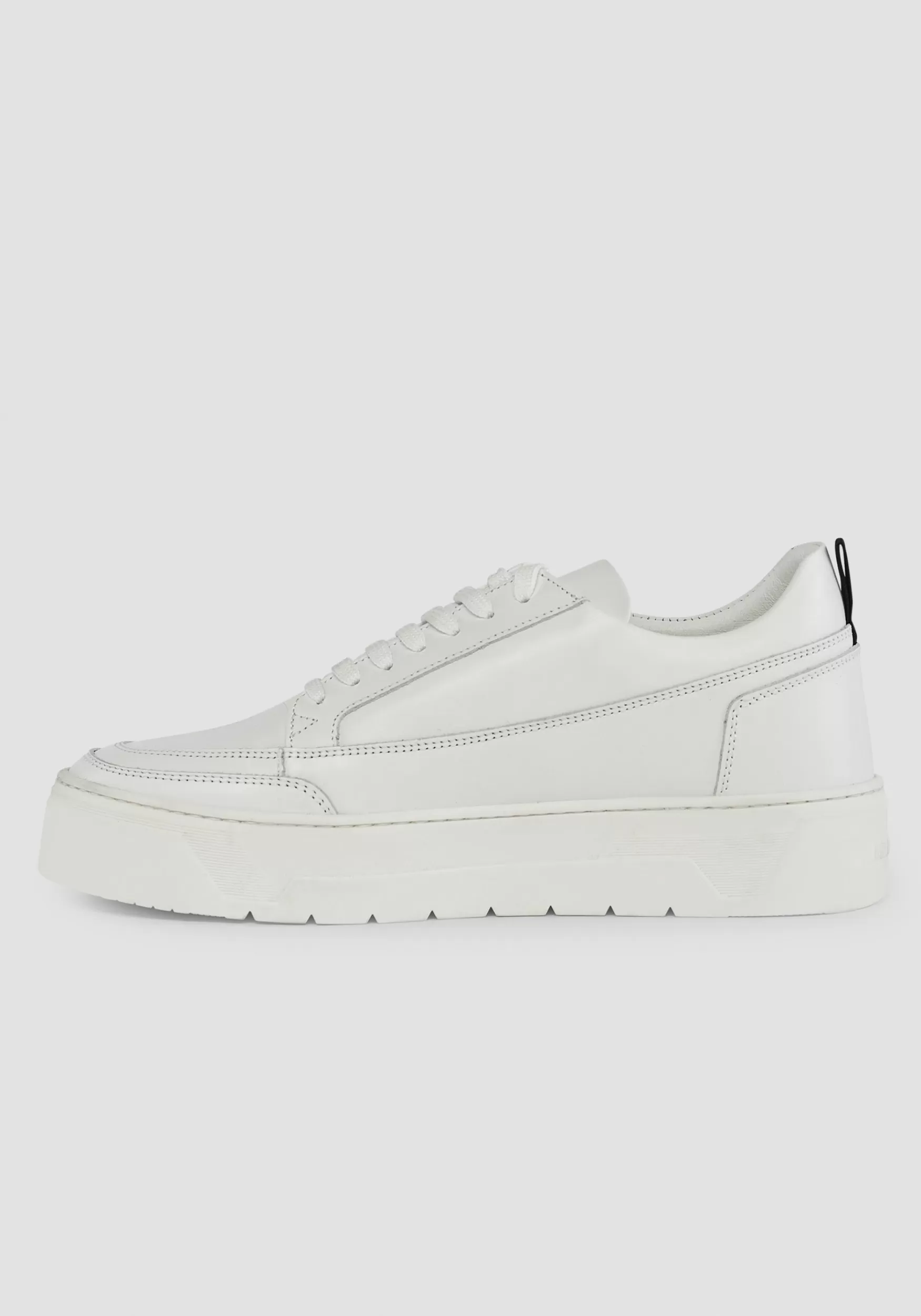 Cheap Antony Morato Niedrige Sneakers Flint Aus Leder Weis