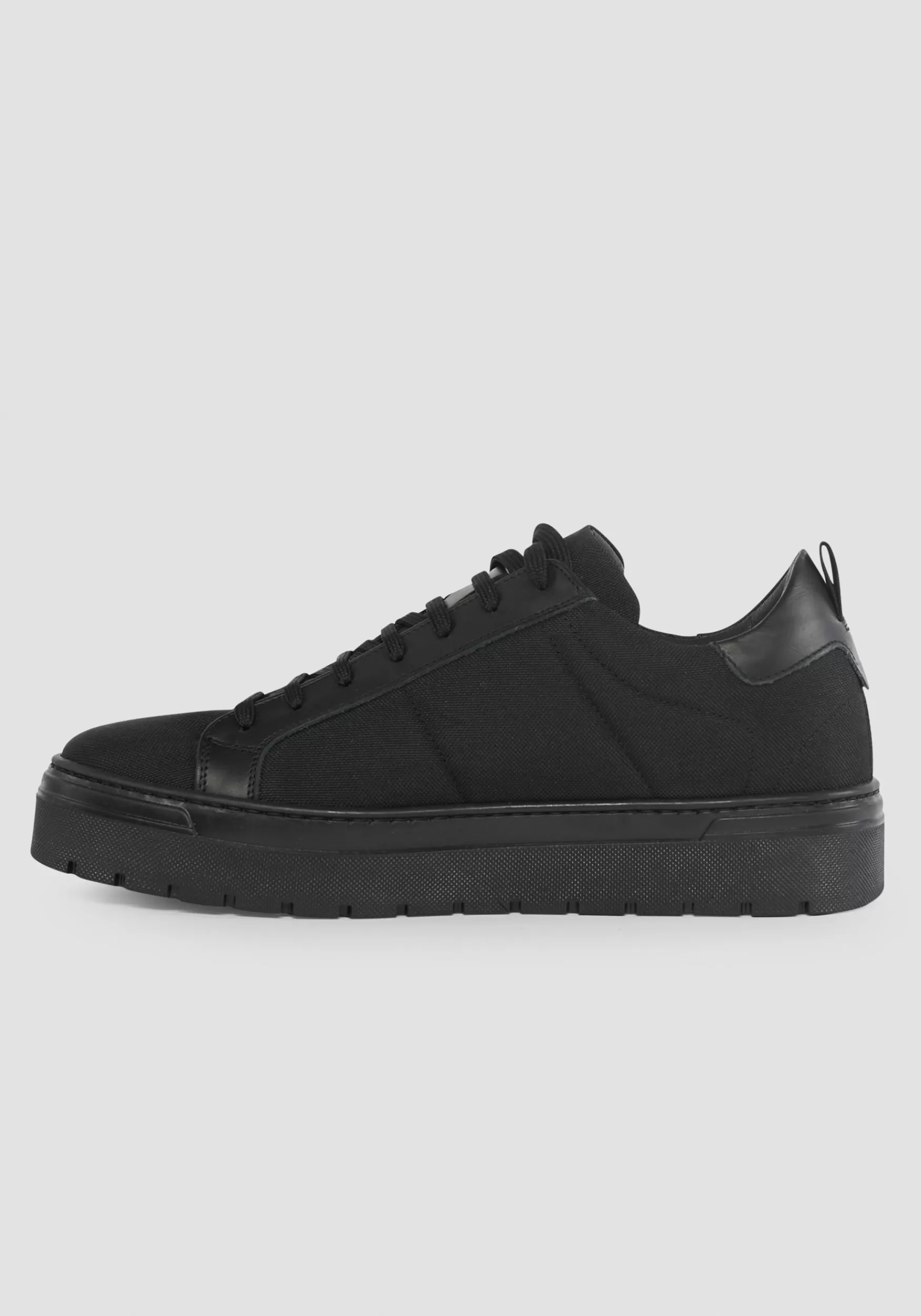 Sale Antony Morato Niedrige Sneakers Metal Bold Mit Details Aus Leder Schwarz