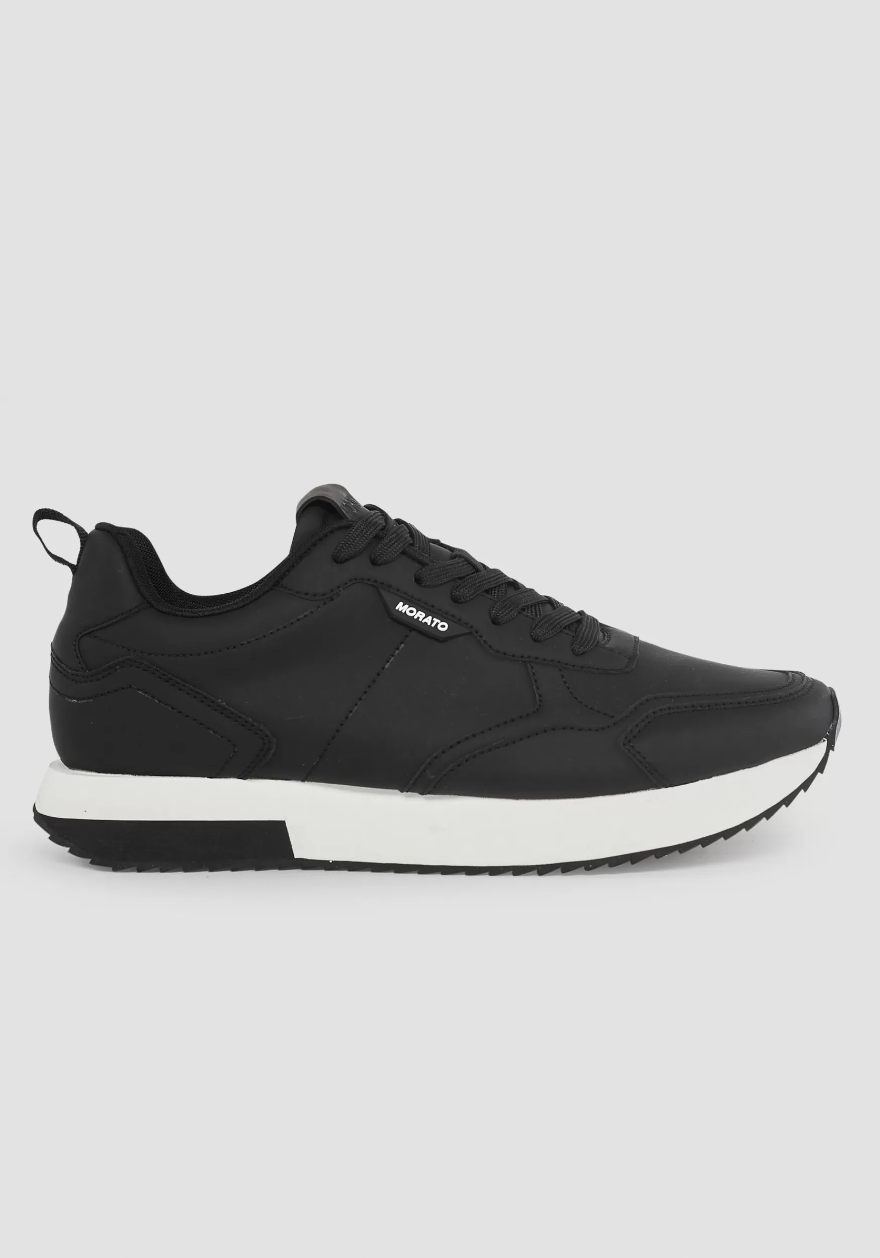 Hot Antony Morato Niedrige Sneakers Running Tonic Aus Kunstleder Schwarz