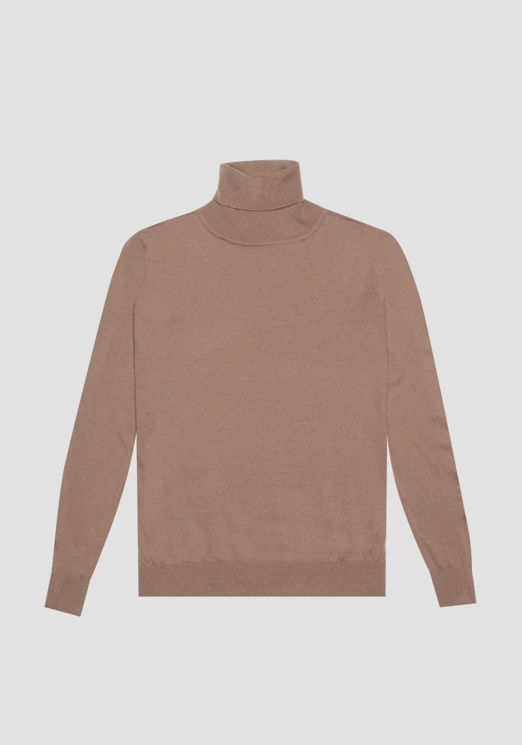 Hot Antony Morato Pullover Regular Fit Aus Weichem Wollmischgewebe Camelfarben