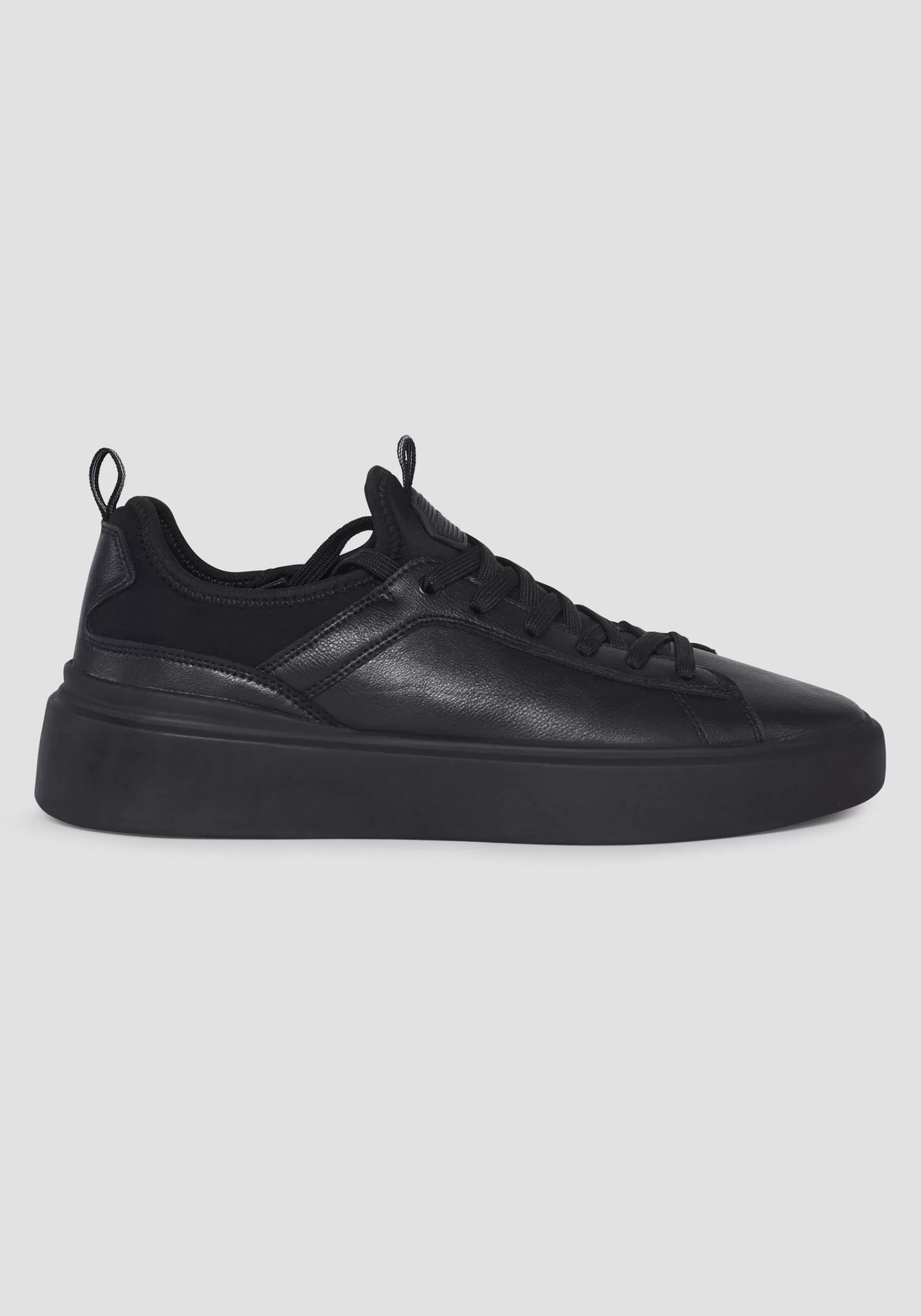 Discount Antony Morato Sneakers Barnet Aus Kunstleder Und Technischem Gewebe Schwarz